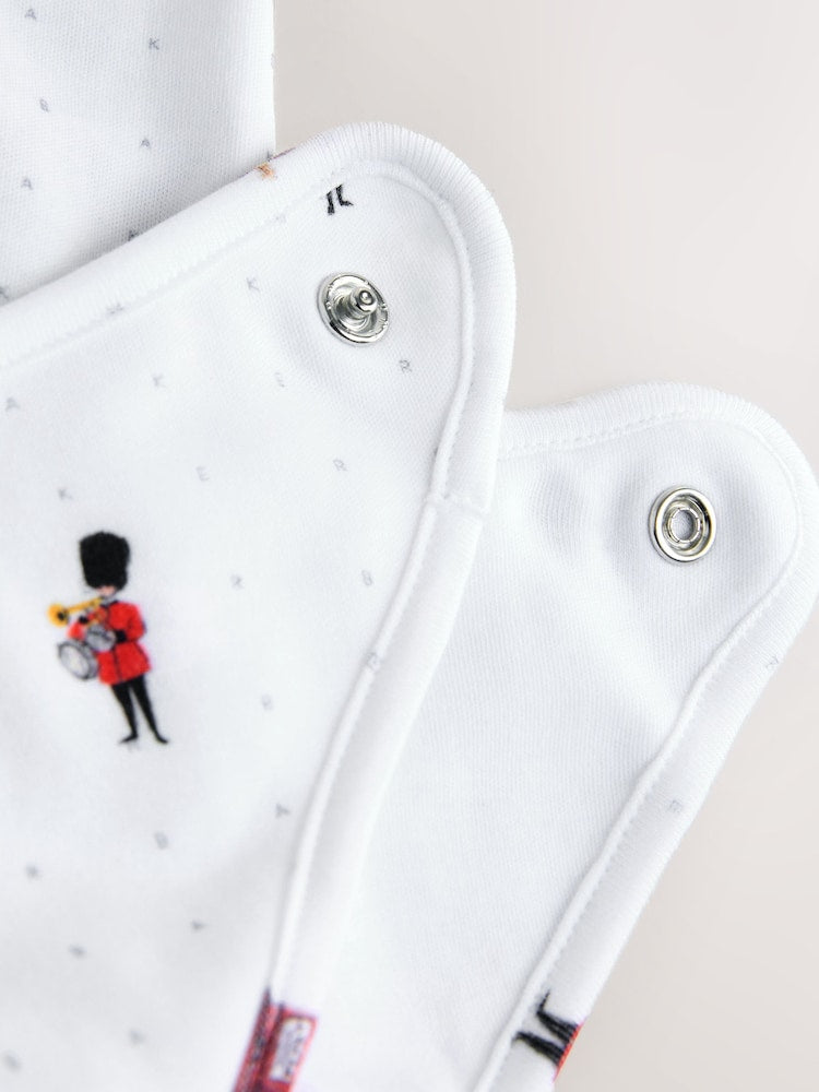 Baker by Ted Baker London Sleepsuit, Hat and Bib White Gift