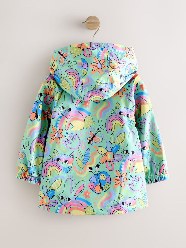 Green Character Waterproof Cagoule Jacket (6mths-7yrs)