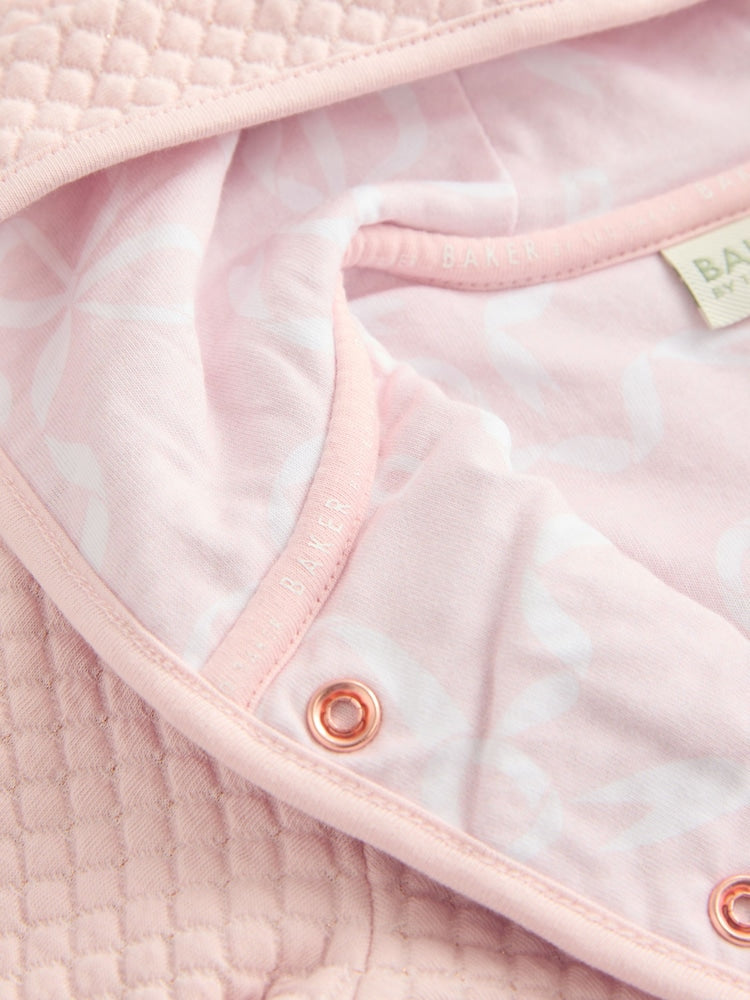 Baker by Ted Baker Lurex Quilted Hooded Jacket