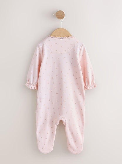 Pink Mummy Family Baby Sleepsuit (0-2yrs)