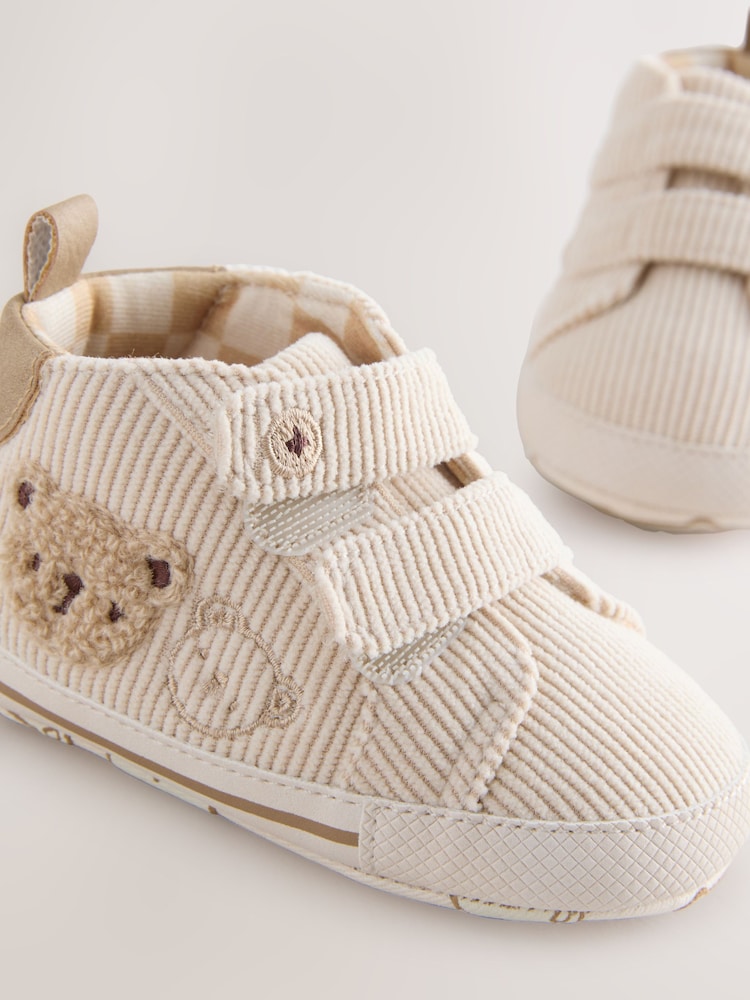 Neutral Bear Baby Touch Fastening Trainers (0-2mths)
