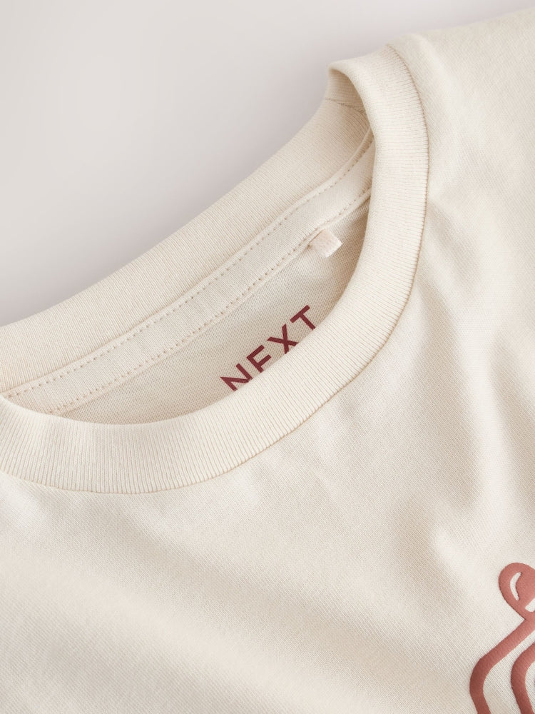 Rust Red Hooded Corduroy Overshirt & T-Shirt Set 2 Piece