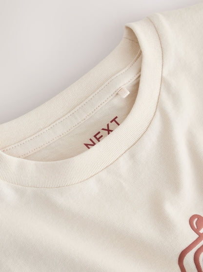 Rust Red Hooded Corduroy Overshirt & T-Shirt Set 2 Piece