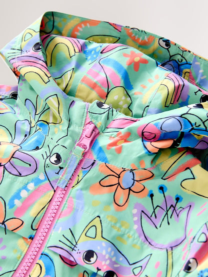 Green Character Waterproof Cagoule Jacket (6mths-7yrs)