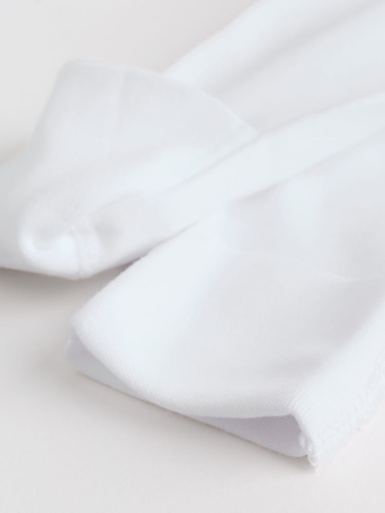 White Kind to Skin Baby Sleepsuits 3 Pack (0-2yrs)