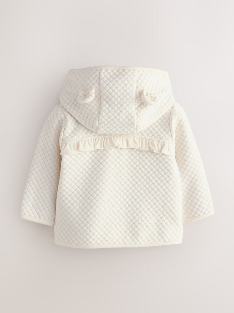 Baker by Ted Baker Lurex Quilted Hooded Jacket