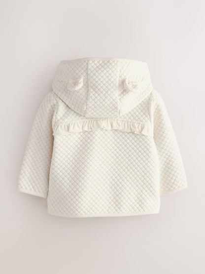 Baker by Ted Baker Lurex Quilted Hooded Jacket