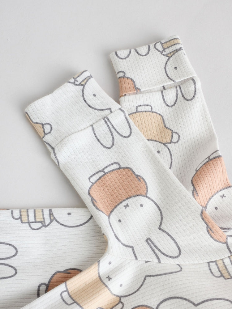 Neutral Miffy Baby Sleepsuits 3 Pack (0mths-2yrs)