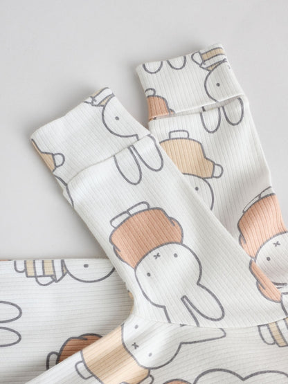 Neutral Miffy Baby Sleepsuits 3 Pack (0mths-2yrs)