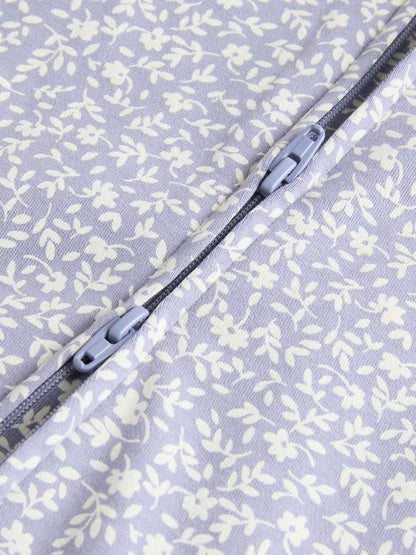 Blue Cherry Two Way Zip Sleepsuits 3 Pack (0-2yrs)