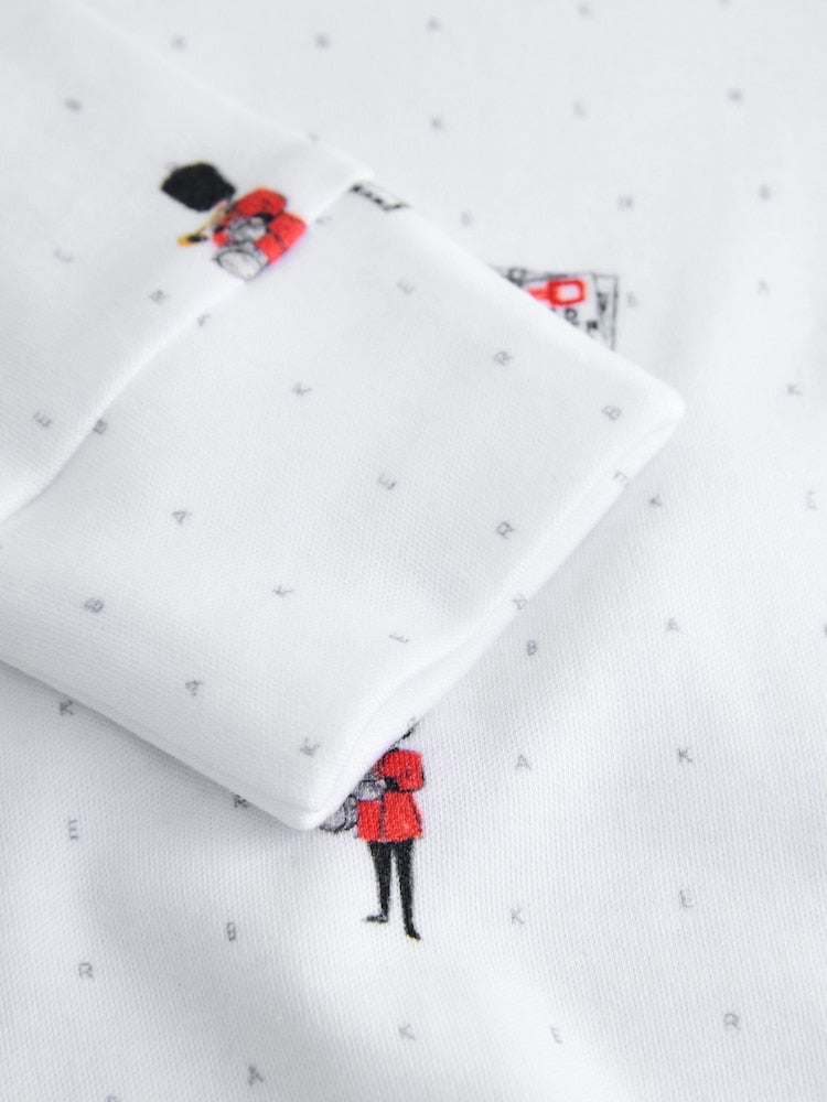 Baker by Ted Baker London Sleepsuit, Hat and Bib White Gift