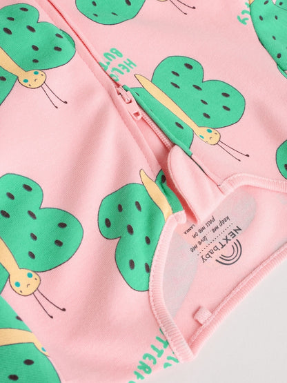 Bright Two Way Zip Sleepsuits 3 Pack (0-2yrs)