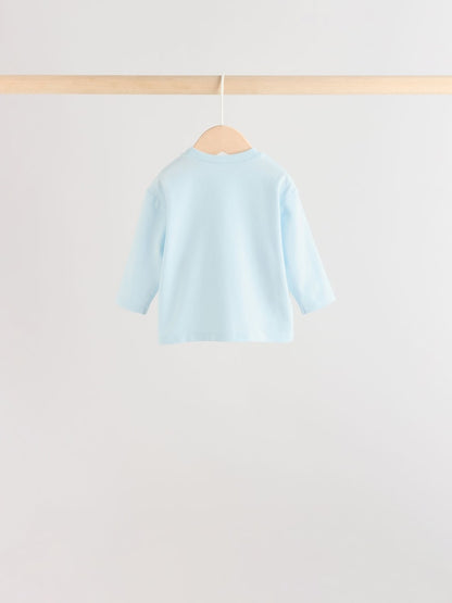 Blue Safari Baby Top & Leggings 6 Piece Set