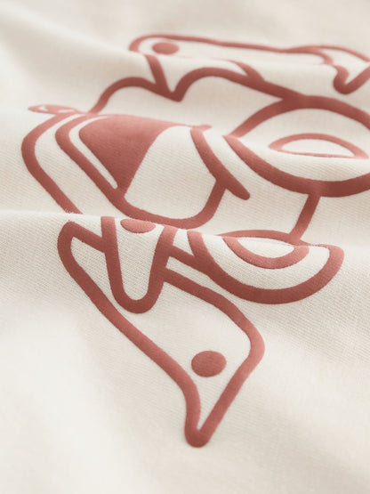 Rust Red Hooded Corduroy Overshirt & T-Shirt Set 2 Piece