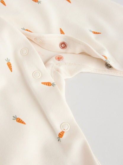 Yellow Easter Character 3 Pack Baby Sleepsuits (0mths-2yrs)