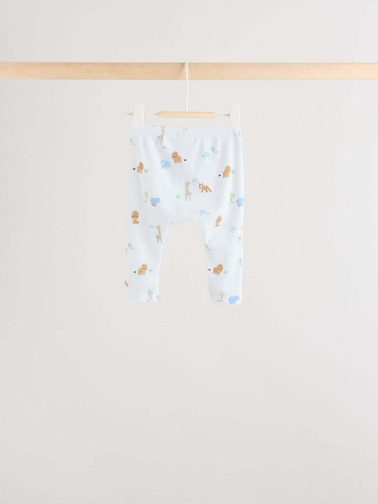 Blue Safari Baby Top & Leggings 6 Piece Set