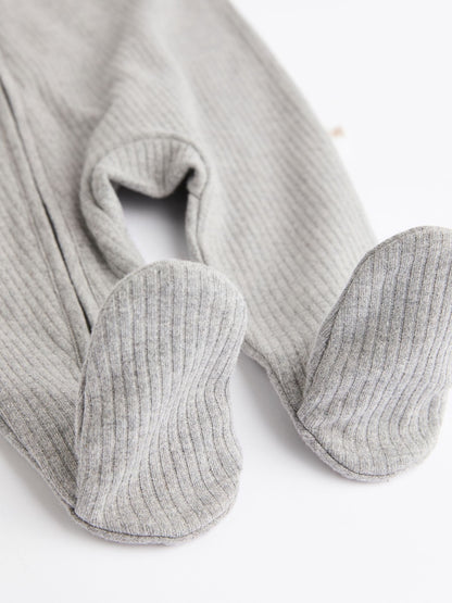 Neutral Milk Club Baby Two Way Zip 100% Cotton Sleepsuits 3 Pack (0mths-2yrs)