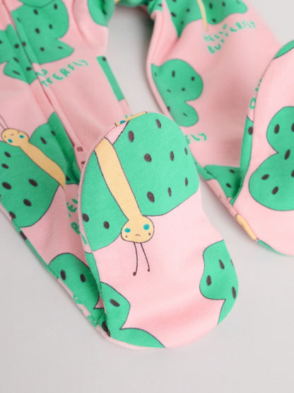 Bright Two Way Zip Sleepsuits 3 Pack (0-2yrs)