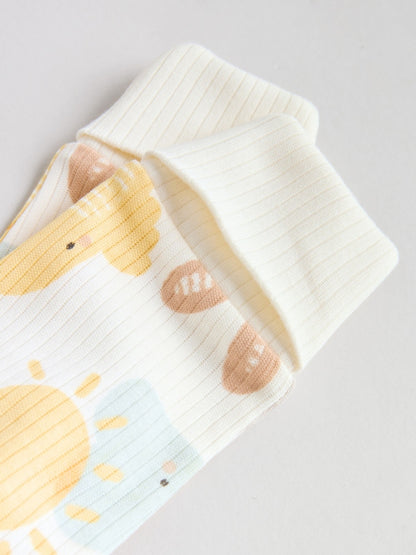 Yellow Easter Character Two Way Zip Baby Sleepsuits 3 Pack (0mths-3yrs)