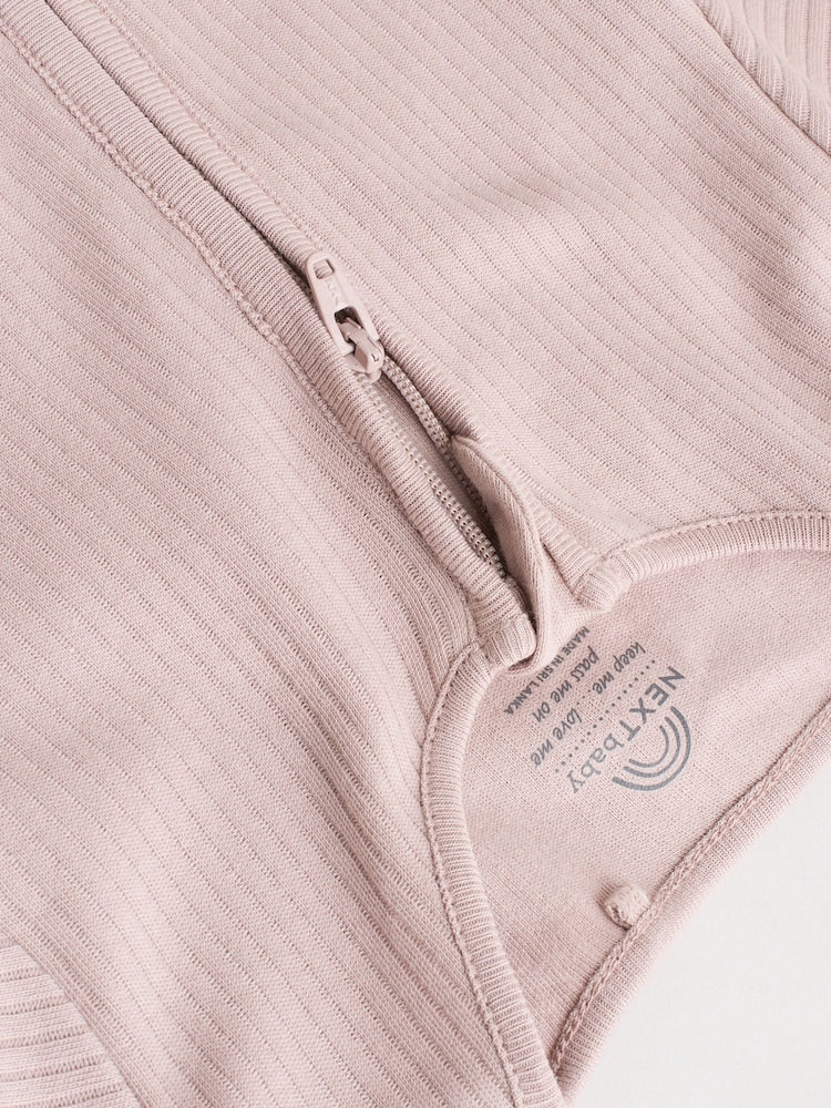 Chocolate Brown 3 Pack Baby Sleepsuits (0mths-3yrs)